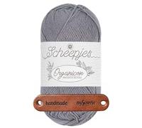 Scheepjes Organicon 262 Fossil Premium Wolle 50g vegan für empfindliche Haut und liebevolle Babyideen mit mySearose Label