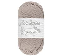 Scheepjes - Scheepjes 201 Aschfahl Nerz Organicon Garn - 1x50g