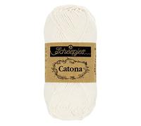 Scheepjes - Scheepjes 105 Braut Weiße Catona Garn - 1x50g