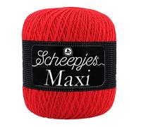 Scheepjes - Scheepjes 115 Heiß Rot Maxi Garn - 10x100g