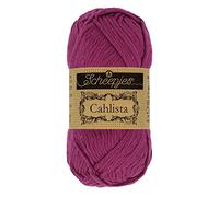 Scheepjes - Scheepjes 128 Tyrian Lila Cahlista Garn - 1x50g