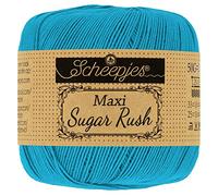 Scheepjes - Scheepjes 146 Lebendig Blau Maxi Zucker Eilen Garn - 1x50g