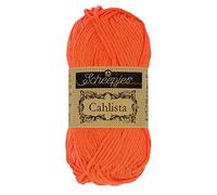 Scheepjes - Scheepjes 189 königlich Orange Cahlista Garn - 10x50g