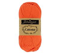 Scheepjes - Scheepjes 189 königlich Orange Catona Garn - 20x25g