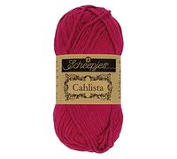 Scheepjes - Scheepjes 192 Scharlach Cahlista Garn - 10x50g