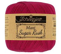 Scheepjes - Scheepjes 192 Scharlach Maxi Sugar Rush Garn - 10x50g