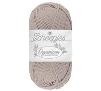 Scheepjes - Scheepjes 201 Aschfahl Nerz Organicon Garn - 5x50g