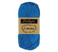 Scheepjes - Scheepjes 201 Elektrisch Blau Catona Garn - 1x10g