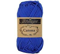 Scheepjes - Scheepjes 201 Elektrisch Blau Catona Garn - 1x25g