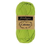 Scheepjes - Scheepjes 205 Kiwi Catona Garn - 10x10g