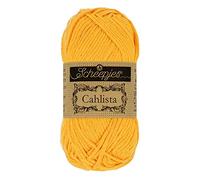 Scheepjes - Scheepjes 208 Gelb Gold Cahlista Garn - 1x50g