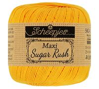 Scheepjes - Scheepjes 208 Gelb Gold Maxi Sugar Rush Garn - 1x50g