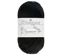 Scheepjes - Scheepjes 218 Ebenholz Organicon Garn - 5x50g