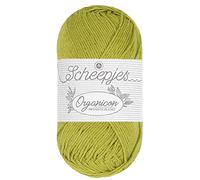 Scheepjes - Scheepjes 228 Olive Organicon Garn - 5x50g