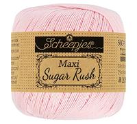 Scheepjes - Scheepjes 238 Pulver Rosa Maxi Sugar Rush Garn - 10x50g