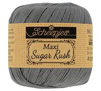 Scheepjes - Scheepjes 242 Metall Grau Maxi Zucker Eilen Garn - 1x50g