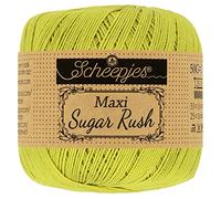 Scheepjes - Scheepjes 245 Grün Gelb Maxi Sugar Rush Garn - 10x50g