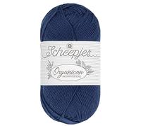 Scheepjes - Scheepjes 251 Ägäisch Blau Organicon Garn - 1x50g