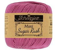 Scheepjes Maxi Sugar Rush Garn Unicolor 251 Garden Rose