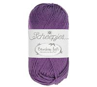 Scheepjes - Scheepjes 252 Königlich Lila Bambus Weich Garn - 1x50g