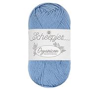 Scheepjes - Scheepjes 254 Stahl Blau Organicon Garn - 1x50g