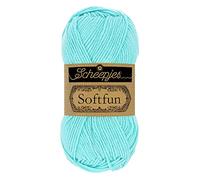 Scheepjes - Scheepjes 2603 Cool Blau Softfun Garn - 1x50g