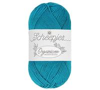 Scheepjes - Scheepjes 263 Tief Azurblau Organicon Garn - 5x50g