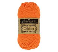 Scheepjes - Scheepjes 281 Mandarine Cahlista Garn - 10x50g