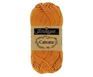 Scheepjes - Scheepjes 383 Ingwer Gold Catona Garn - 1x10g