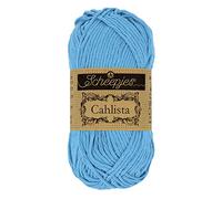 Scheepjes - Scheepjes 384 Pulver Blau Cahlista Garn - 10x50g