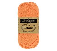 Scheepjes - Scheepjes 386 Pfirsich Catona Garn - 10x50g