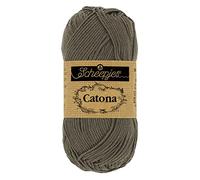 Scheepjes - Scheepjes 387 Dunkel Olive Catona Garn - 1x50g