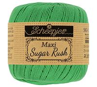 Scheepjes - Scheepjes 389 Apfel Grün Maxi Zucker Eilen Garn - 1x50g