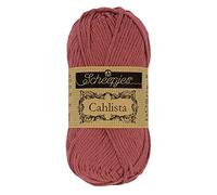 Scheepjes - Scheepjes 396 Rose Wein Cahlista Garn - 10x50g