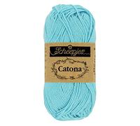 Scheepjes - Scheepjes 397 Cyan Catona Garn - 10x50g