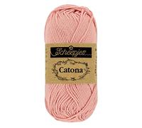 Scheepjes - Scheepjes 408 Alt Rose Catona Garn - 10x50g
