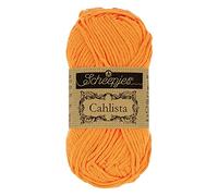 Scheepjes - Scheepjes 411 Süss Orange Cahlista Garn - 10x50g