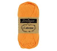 Scheepjes - Scheepjes 411 Süss Orange Catona Garn - 20x25g