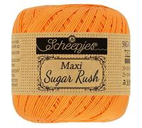 Scheepjes - Scheepjes 411 Süss Orange Maxi Zucker Eilen Garn - 1x50g