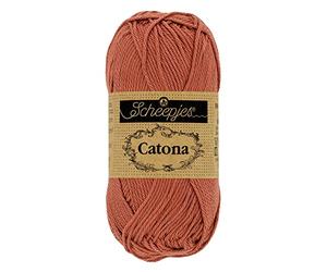 Scheepjes - Scheepjes 504 Ladrillo Rojo Catona Hilo - 1x10g