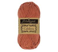 Scheepjes - Scheepjes 504 Ziegel Rot Cahlista Garn - 10x50g