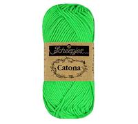 Scheepjes - Scheepjes 602 Neón Verde Catona Hilo - 1x25g