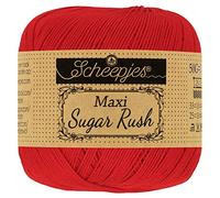 Scheepjes - Scheepjes 722 Rot Maxi Zucker Eilen Garn - 1x50g