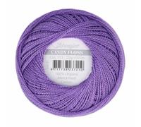 Scheepjes - Scheepjes Candy Floss 113 Delphinium (165m) Bio Mercerisiert Baumwolle Garn - 1x20g