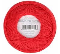 Scheepjes - Scheepjes Candy Floss 115 Hot Red (165m) Bio Mercerisiert Baumwolle Garn - 1x20g