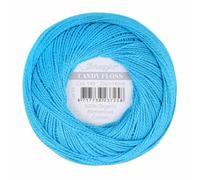 Scheepjes - Scheepjes Candy Floss 146 Vivid Blue (165m) Bio Mercerisiert Baumwolle Garn - 1x20g