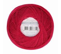 Scheepjes - Scheepjes Candy Floss 192 Scarlet (165m) Bio Mercerisiert Baumwolle Garn - 1x20g