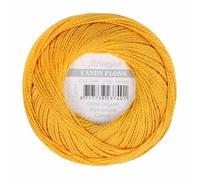Scheepjes - Scheepjes Candy Floss 249 Saffron (165m) Bio Mercerisiert Baumwolle Garn - 1x20g