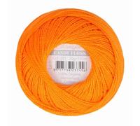 Scheepjes - Scheepjes Candy Floss 281 Tangerine (165m) Bio Mercerisiert Baumwolle Garn - 1x20g
