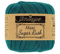 Scheepjes - Scheepjes Maxi Sugar Rush 401 Dunkel Blaugrün Garn - 1x50g